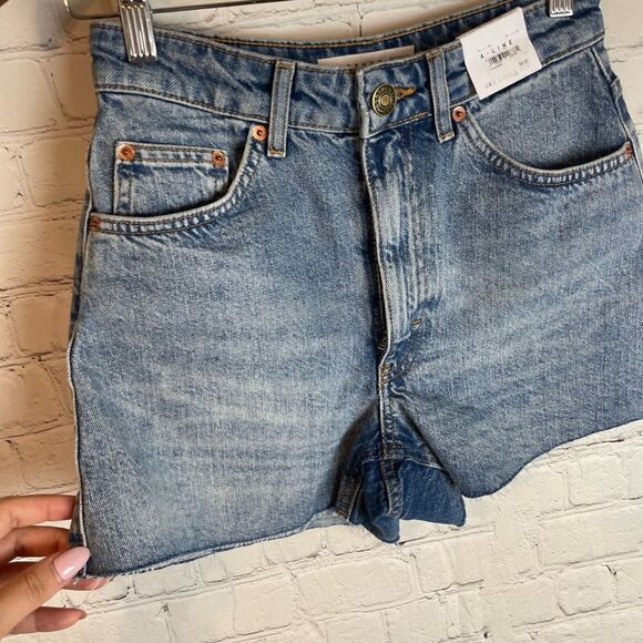 TopShop A-Line Jean Shorts Size 2 NWT - Picture 6 of 8
